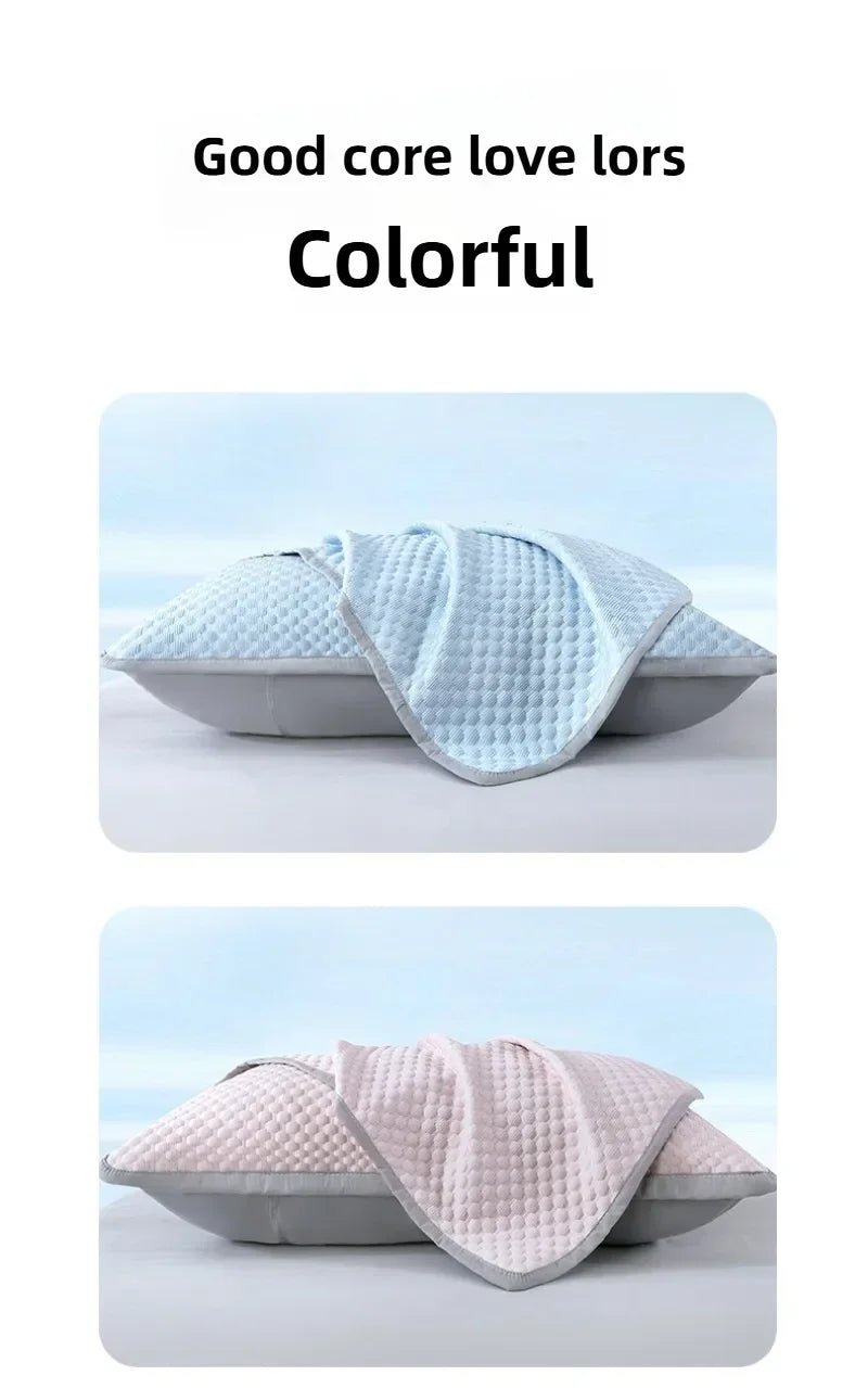 Summer Cooling Pillowcase – Ice Cool Washable Cover 48x74cm