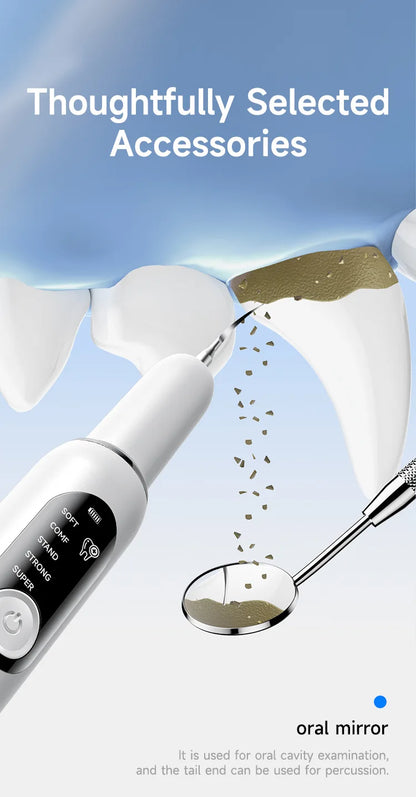 Dog Teeth Cleaning Kit Pet Ultrasonic Canine Plaque Remover