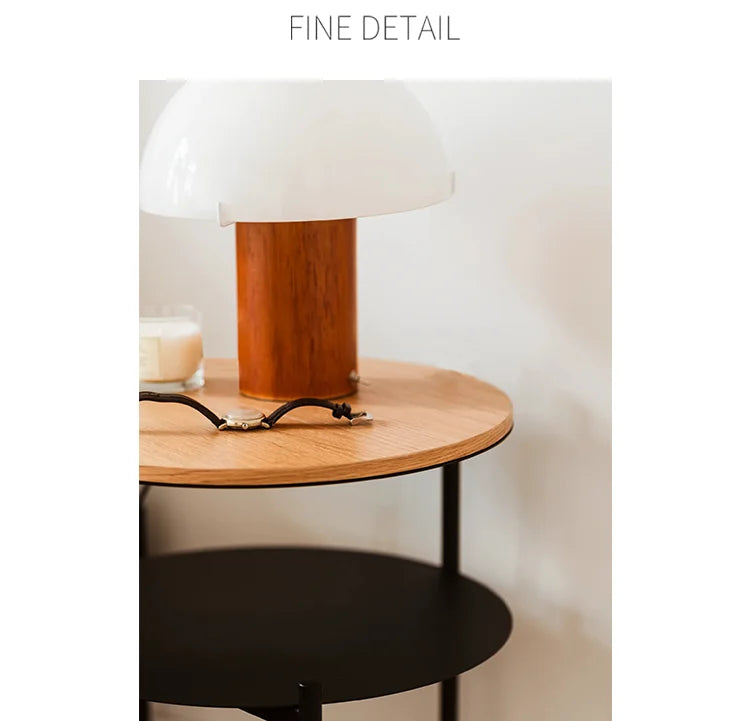 Minimalist Sofa Side Table Double-Layer Living Room Tea 