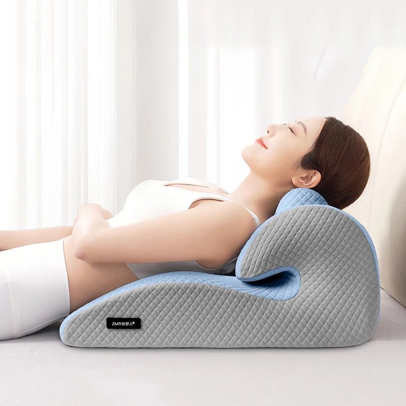 Ergonomic Pillow,  Supports Posture in Any Position Cervical Traction Pillows Body Relaxation Anti Snoring, Ideal for Massage