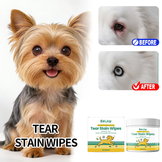 Pet Tear Stain Cleaning Wipes 60Pcs For Dog Cat
