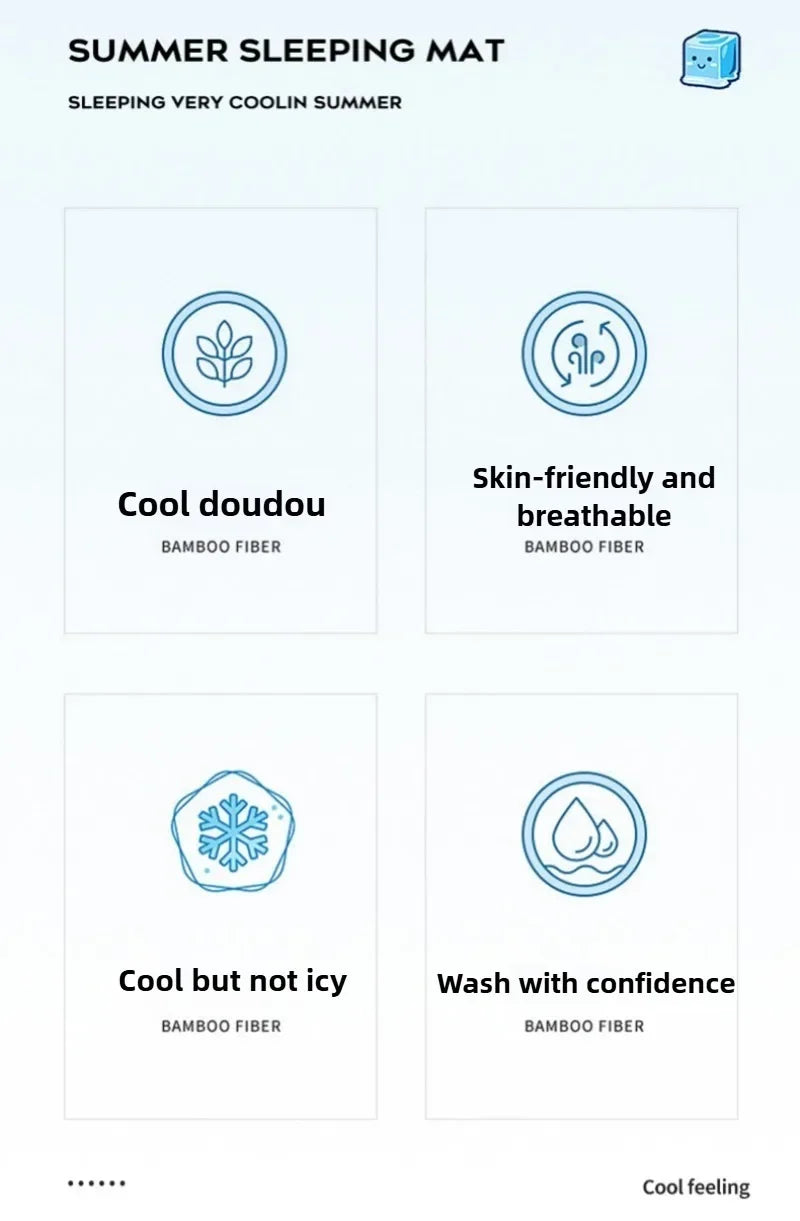 Summer Cooling Pillowcase – Ice Cool Washable Cover 48x74cm