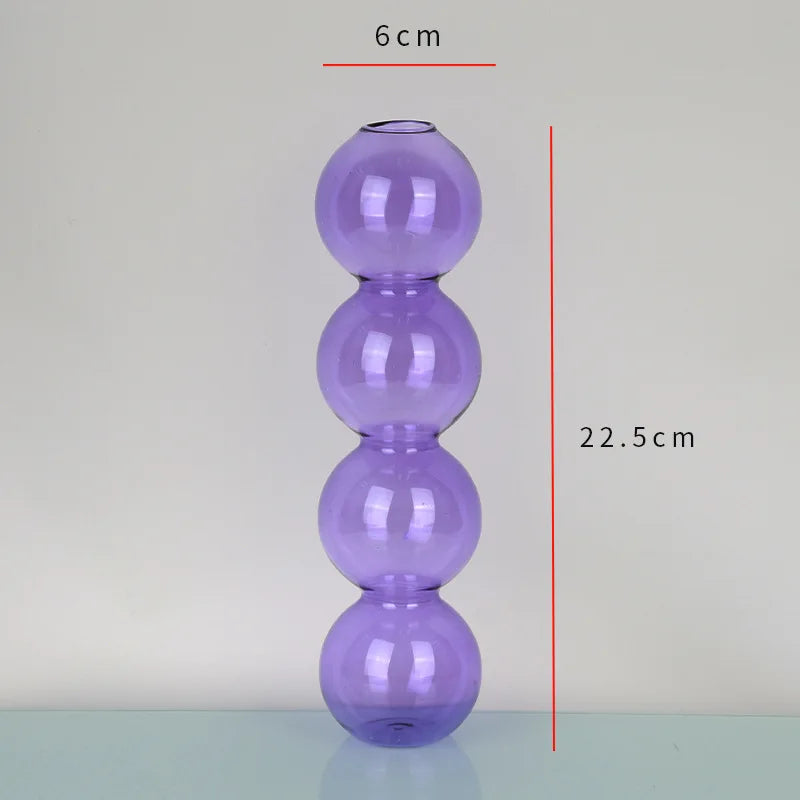 Nordic Glass Vase Modern Home Decor