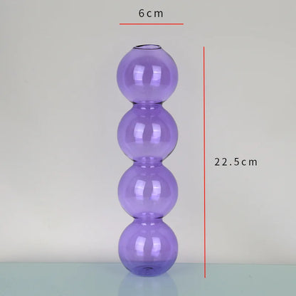 Nordic Glass Vase Modern Home Decor