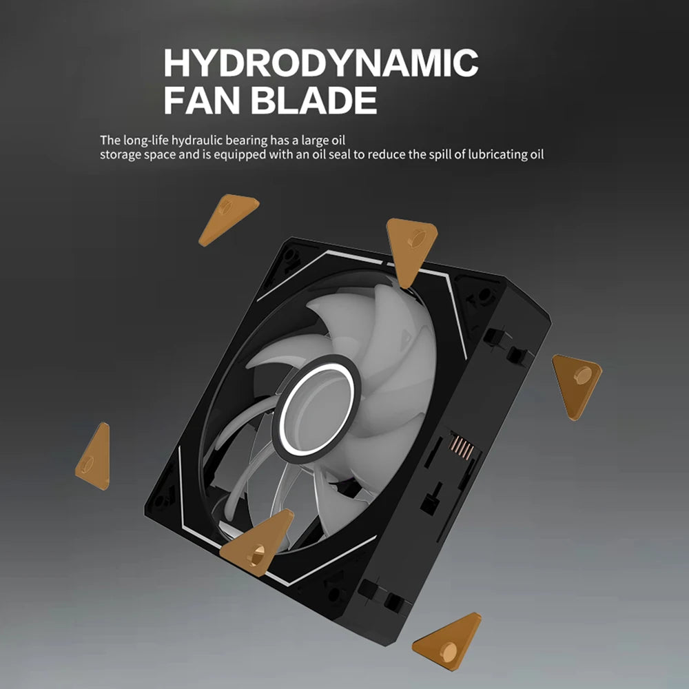Aigo AS12 Pc Case 120MM Fan Argb Ventiladores Wirele