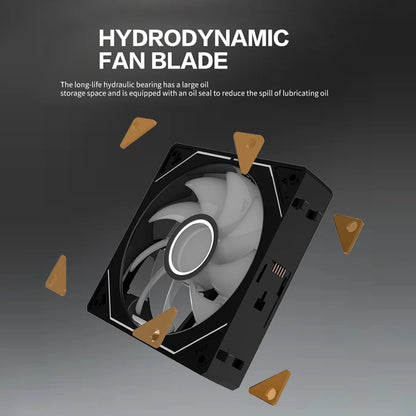 Aigo AS12 Pc Case 120MM Fan Argb Ventiladores Wirele