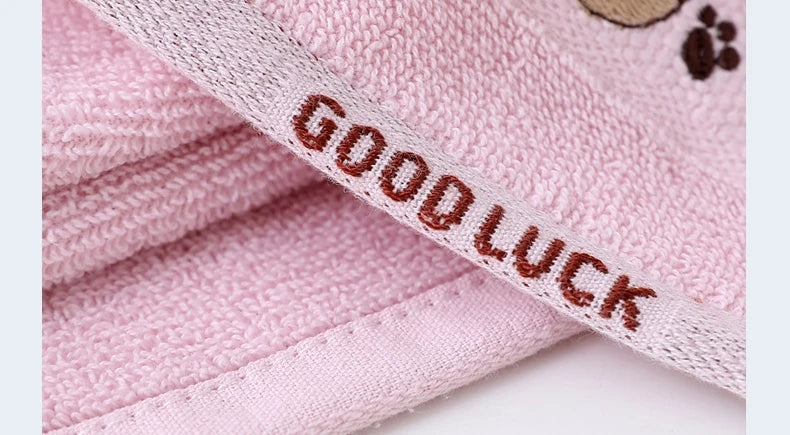 Baby Towels Cotton Bath Towel Face Washcloth Cute Cartoon Bear Hand Wipe Soft Children Towels Kids Newborn Bathing Handkerchief