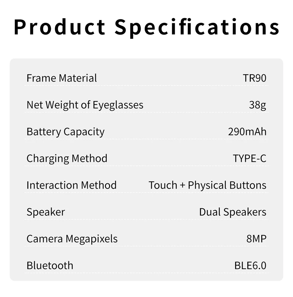 2026 New AI Smart Glasses 800W HD Camera Black Technology Image Translation Chat GPT Video Call Photo Waterproof For Men Women