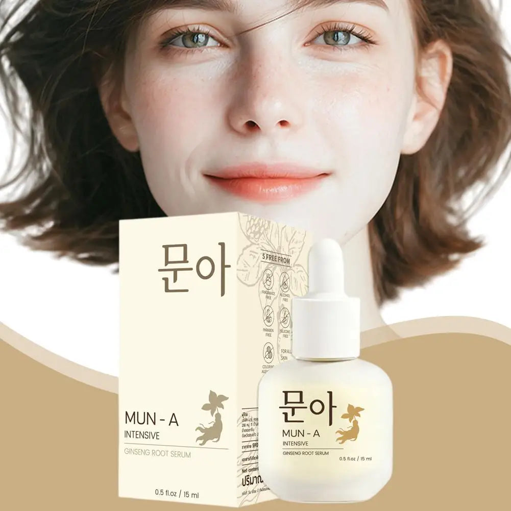 15ml Ginseng Root Essence Serum Hydrating Moisturizing Nourishing Facial Essence For Dry Skin Boost Skin Glow Daily Skincare