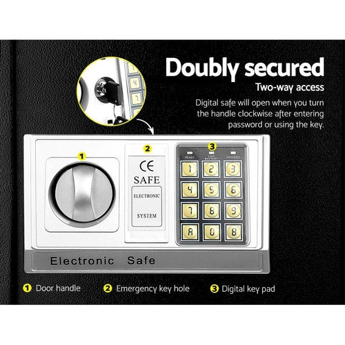 UL-TECH Security Safe Box 8.5L Primespot