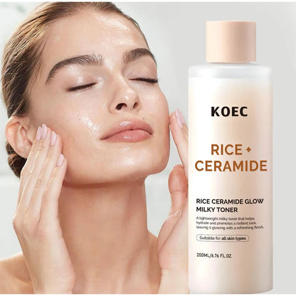 Brand Rice Essence Lotion Niacinamide Repair Facial Serum Nourishing Moisturizer Milk Toner Ceramide Deep Clean Cleansing Powder