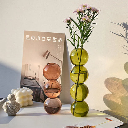 Nordic Glass Vase Modern Home Decor