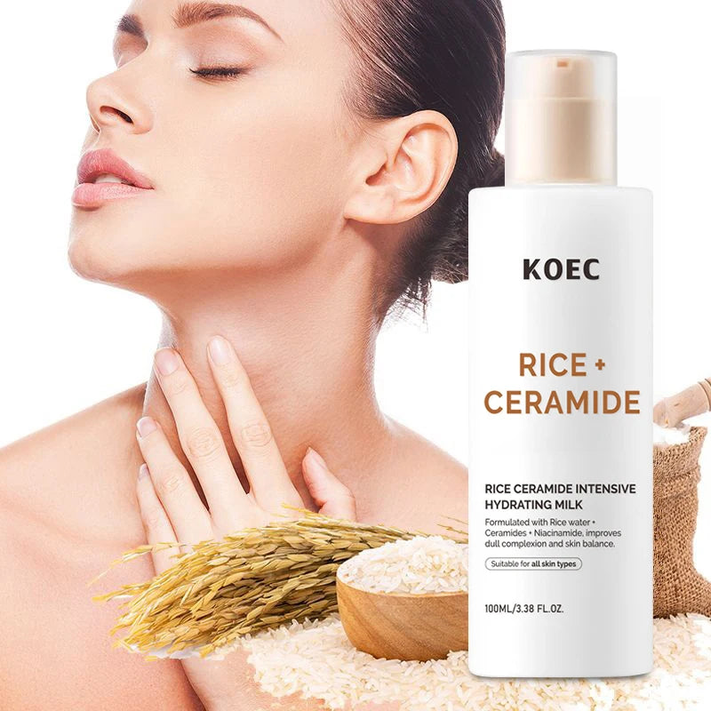 Brand Rice Essence Lotion Niacinamide Repair Facial Serum Nourishing Moisturizer Milk Toner Ceramide Deep Clean Cleansing Powder
