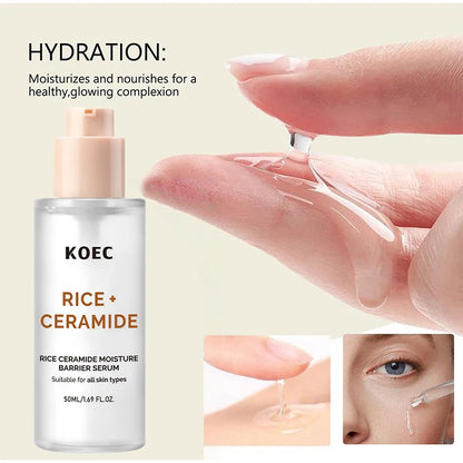 Brand Rice Essence Lotion Niacinamide Repair Facial Serum Nourishing Moisturizer Milk Toner Ceramide Deep Clean Cleansing Powder