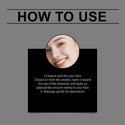Facial essence serum gently cares for the facial contours, improves skin quality and makes the skin smooth and delicate.