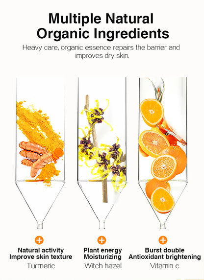 AILKE Organic Turmeric Toner for Face, Removal Acne, Pimples, Spots, Moisturizing, Brightening, Smooths Skin, Parabens Free