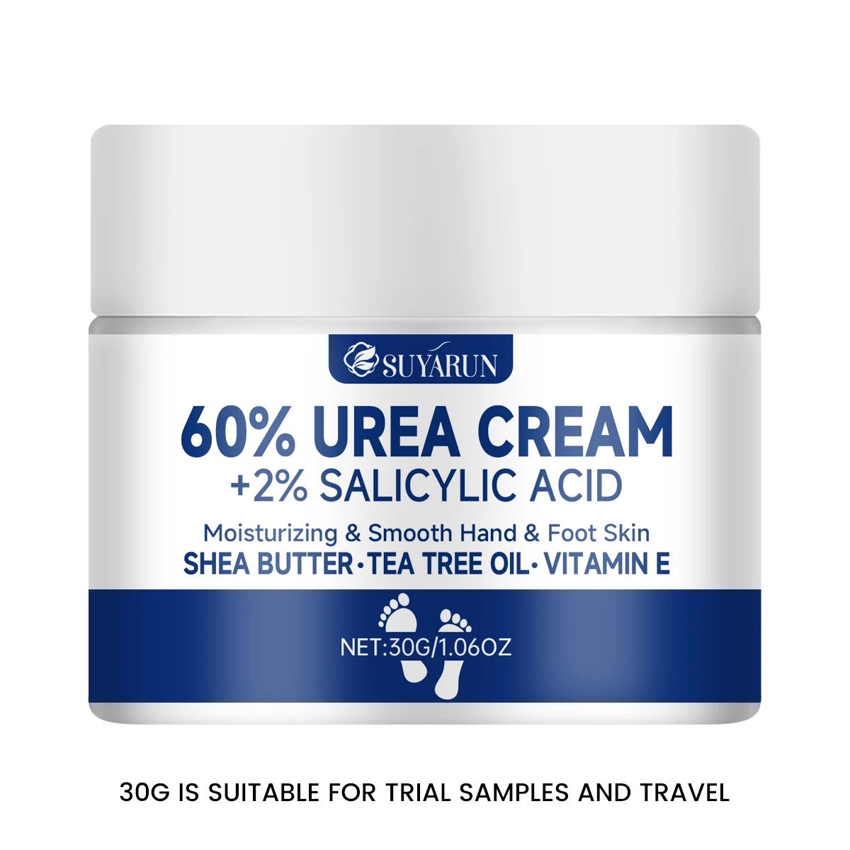 SUYARUN 60 Urea Foot Cream for Cracked Heels &amp; Dry Feet