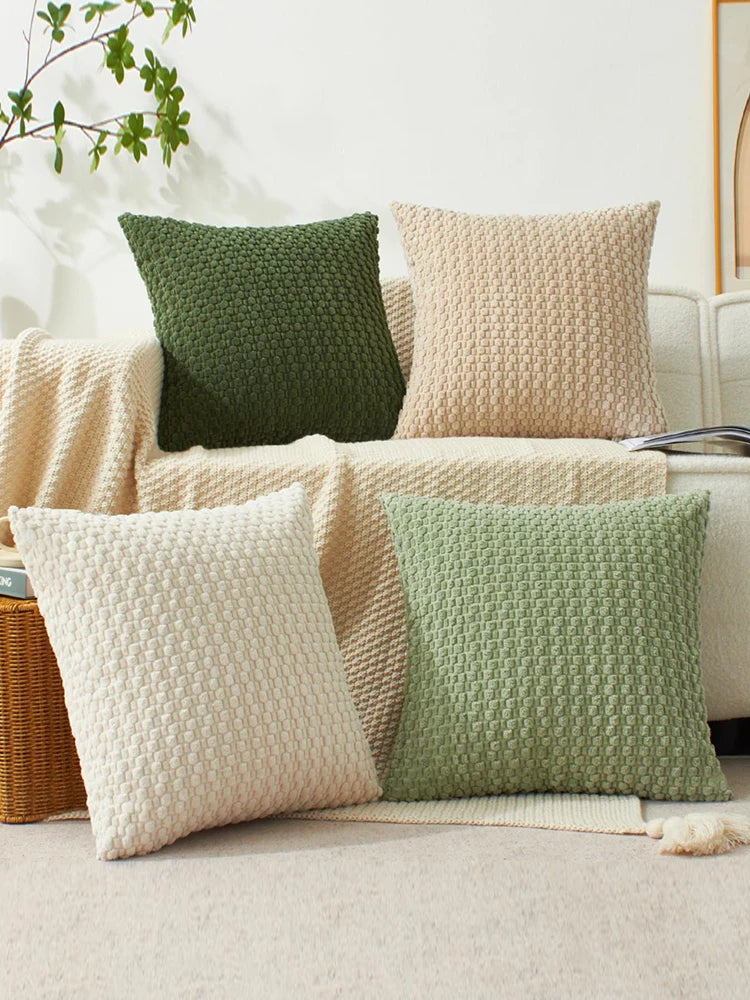 1pc Soft Boho style modern double-sided design pillows cove