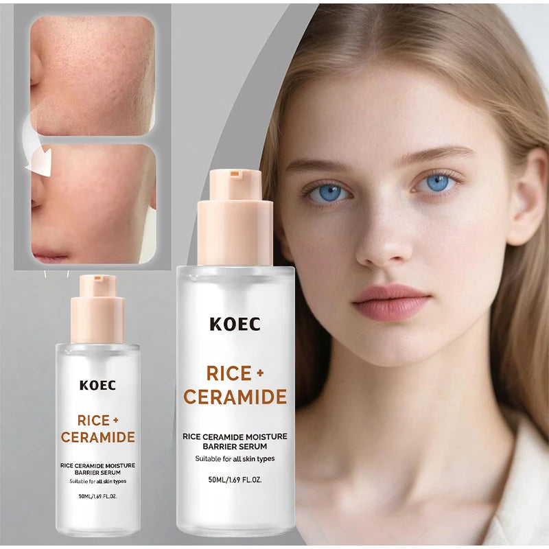 Brand Rice Essence Lotion Niacinamide Repair Facial Serum Nourishing Moisturizer Milk Toner Ceramide Deep Clean Cleansing Powder