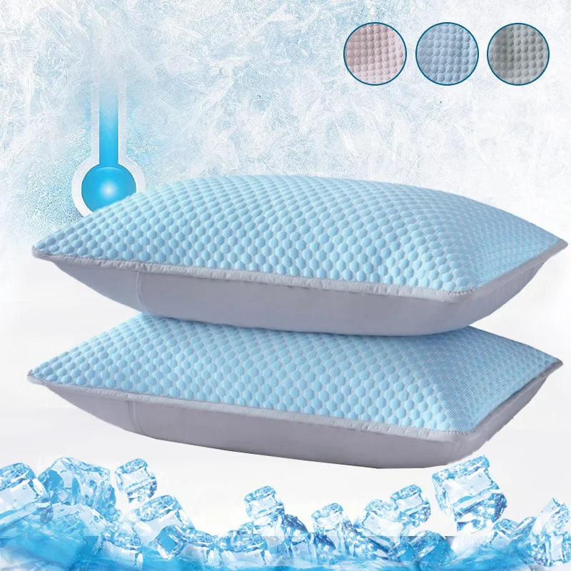 Summer Cooling Pillowcase – Ice Cool Washable Cover 48x74cm