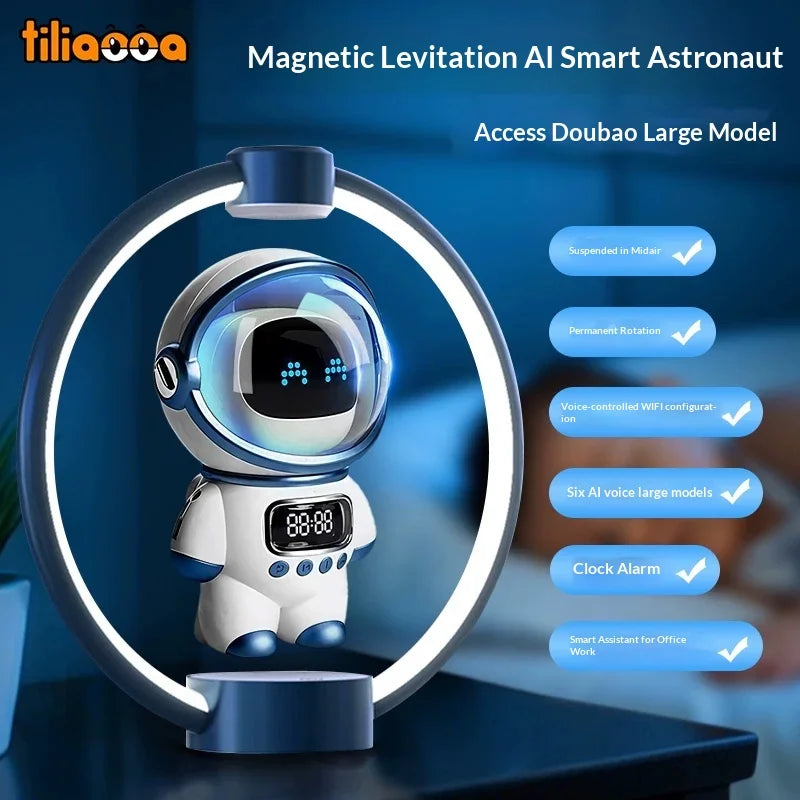 Ai Chat Robot 6 Ai Models Wifi Bluetooth Dual Mode Desktop Companion Night Light Clock Alarm Intelligent Office Assistance