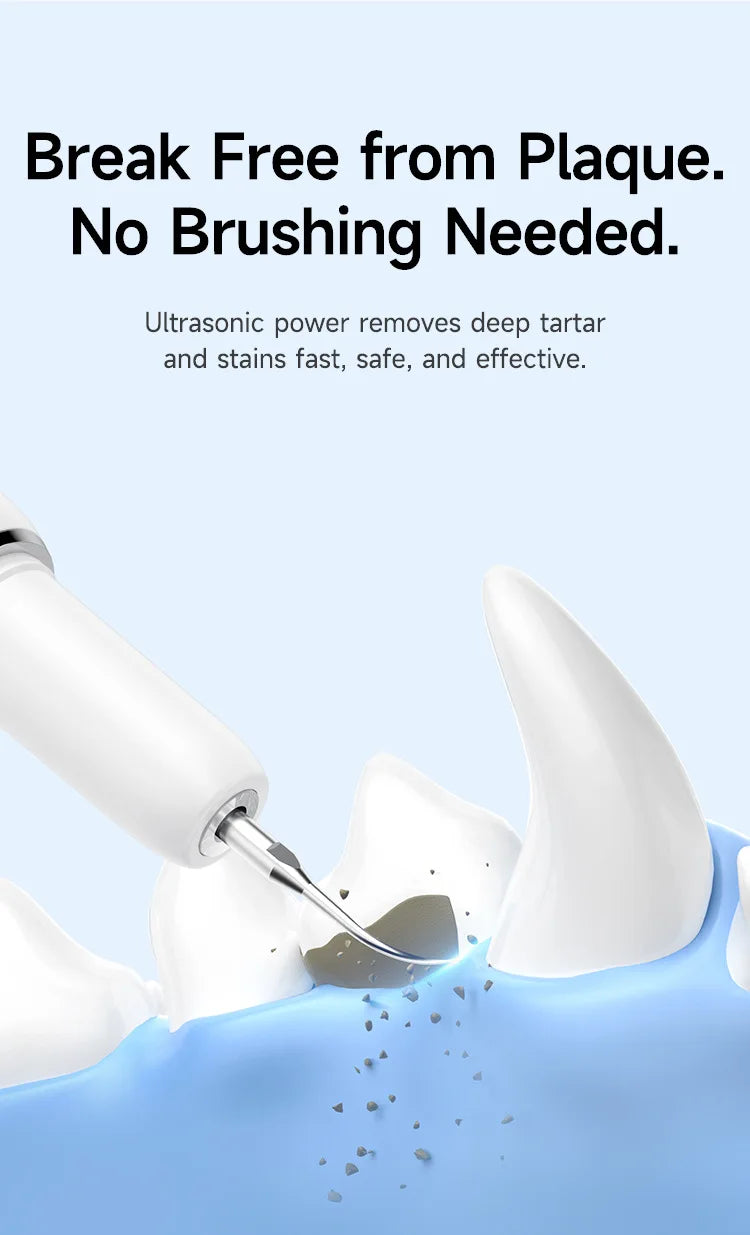 Dog Teeth Cleaning Kit Pet Ultrasonic Canine Plaque Remover