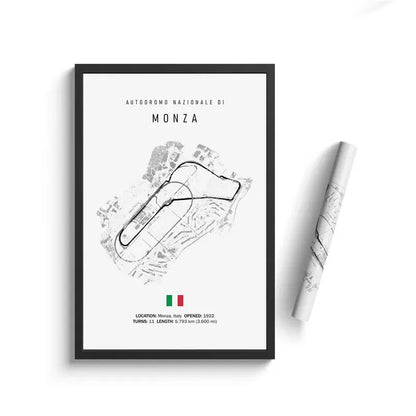 F1 Imola Wall Art Canvas Painting – Nordic Motorsport Poster