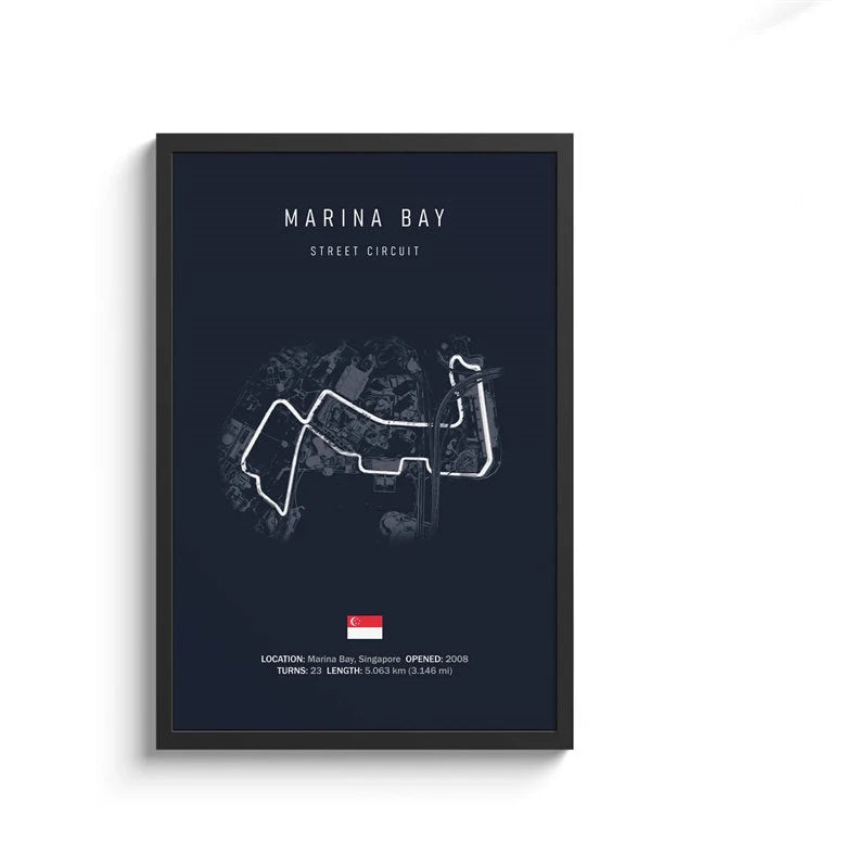 F1 Imola Wall Art Canvas Painting – Nordic Motorsport Poster