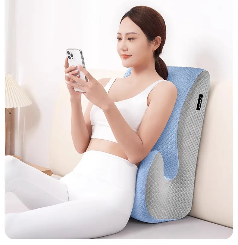 Ergonomic Pillow,  Supports Posture in Any Position Cervical Traction Pillows Body Relaxation Anti Snoring, Ideal for Massage