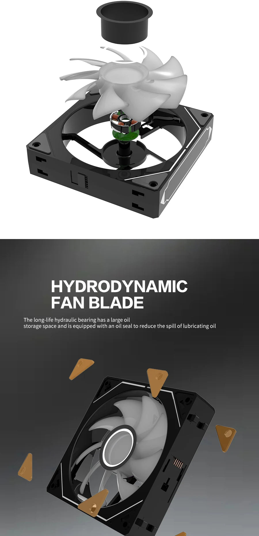 Aigo AS12 Pc Case 120MM Fan Argb Ventiladores Wirele