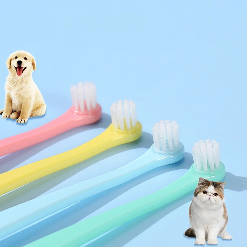 Dog Toothbrush Dog Teeth Cleaning Small Head Brush f