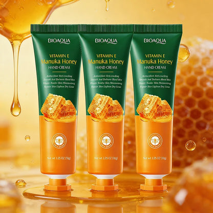 3/5pcs BIOAQUA Honey Hand Cream Moisturizing Whitening Hands Anti-aging Nourishing Hydrating Hands Skin Care Products