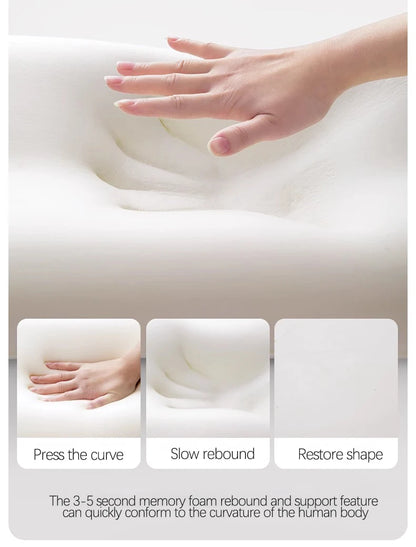 Ergonomic Pillow,  Supports Posture in Any Position Cervical Traction Pillows Body Relaxation Anti Snoring, Ideal for Massage