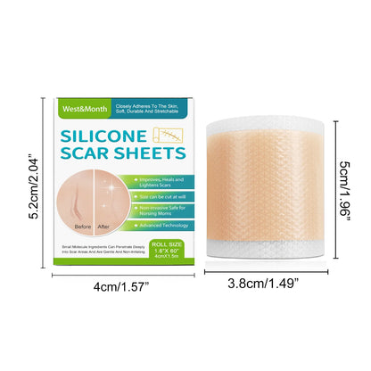 Silicone Scar Sheets Roll for Surgical &amp; Acne Scars