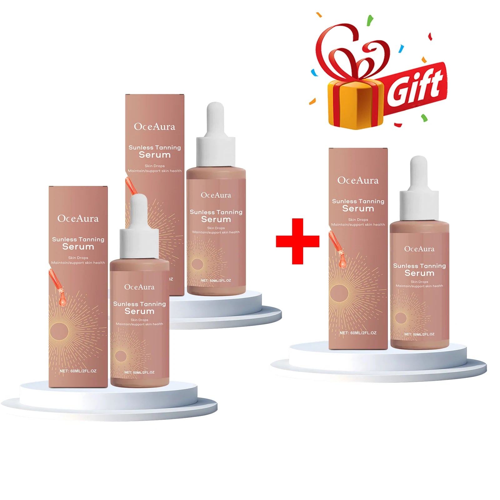 Herbal Sunless Tanning Essence Lasting Absorb Sunlight Natural Skin Sexy Protect Solarium Body Face Bronze Self Tanning Serums
