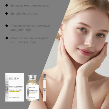 Facial essence serum gently cares for the facial contours, improves skin quality and makes the skin smooth and delicate.