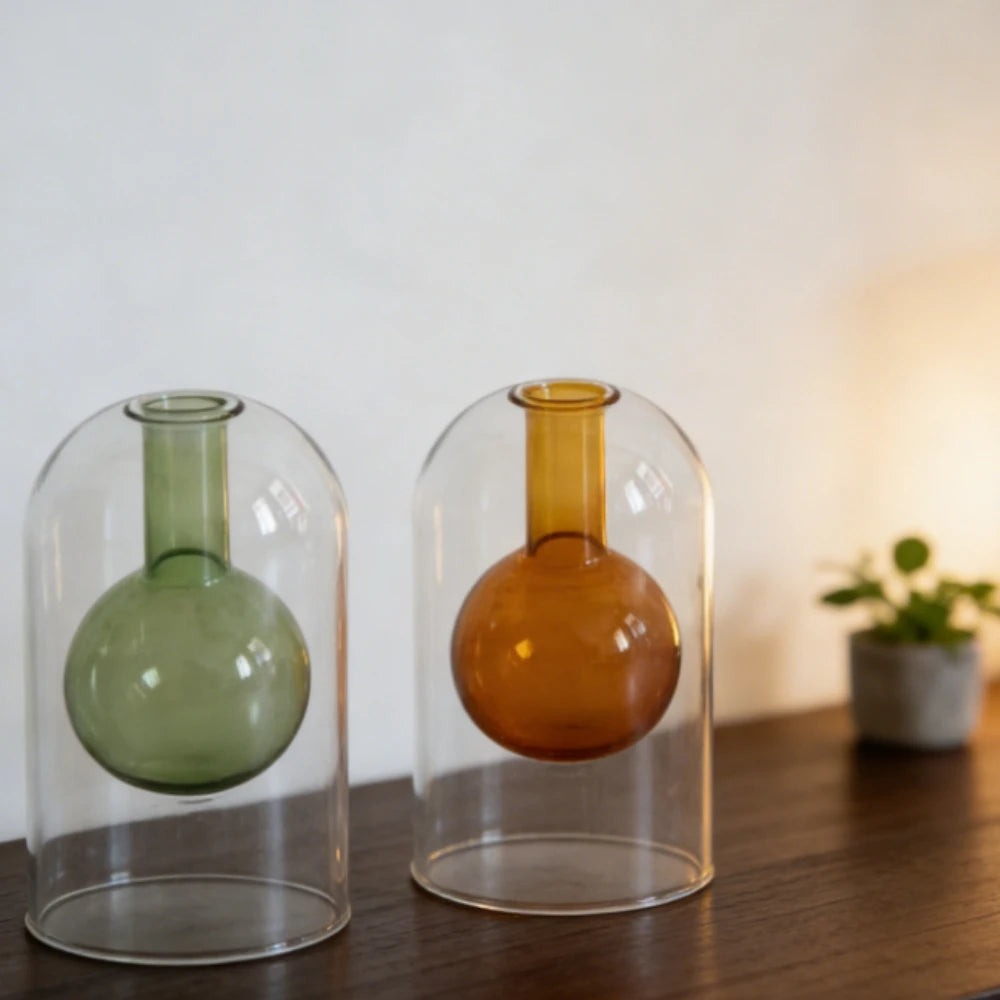 Aromatherapy Diffuser Bottle Glass Essential Oil with Diffusers Sticks 130/200ML Home Storage Transaprent Containers Bottle