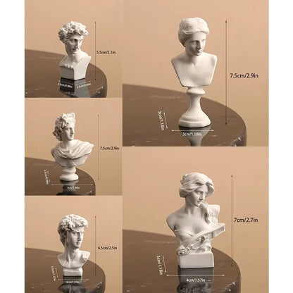 Apollo Bust Sculpture Mythology Home Decor