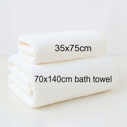 Coral Fleece Thickened Towel and Bath Towel Set,