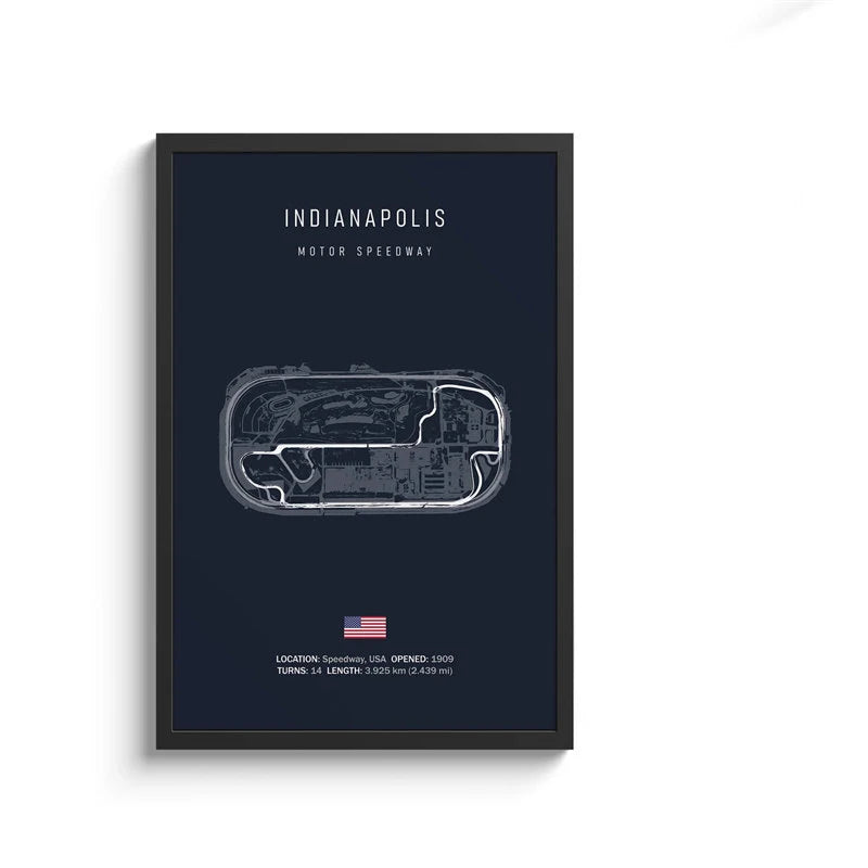 F1 Imola Wall Art Canvas Painting – Nordic Motorsport Poster