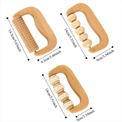 Handheld Manual Massage Tool - Ergonomic Portable Everyday Body Care Device, Easy Grip Design with Multiple Styles Available