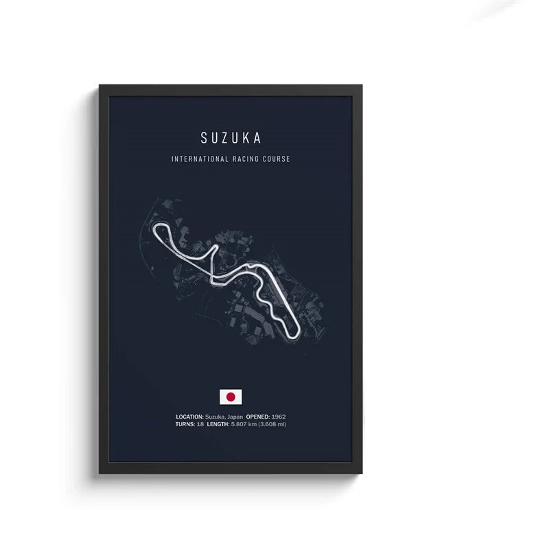F1 Imola Wall Art Canvas Painting – Nordic Motorsport Poster