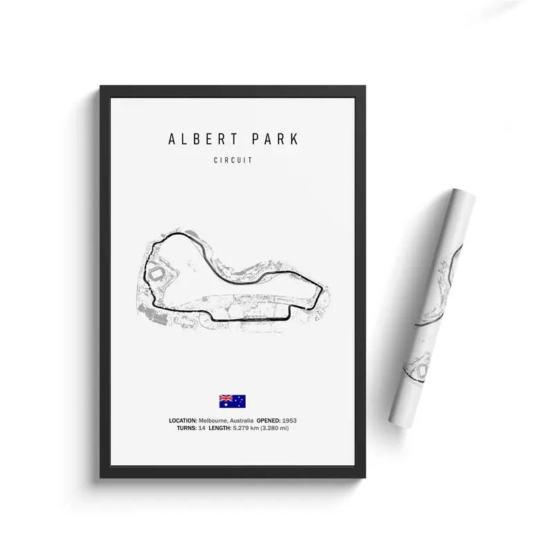 F1 Imola Wall Art Canvas Painting – Nordic Motorsport Poster