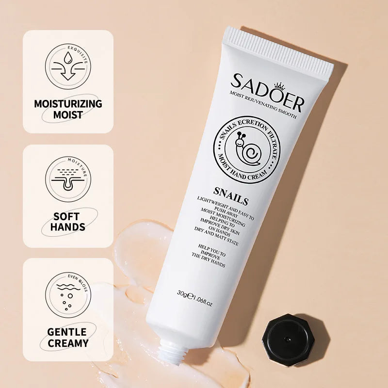 5pcs Hand Cream Gift Set – Infused with Goat Milk &amp; Nourishing Oils for Deep Moisture and Restorative Care, 30g Squeeze Tubes