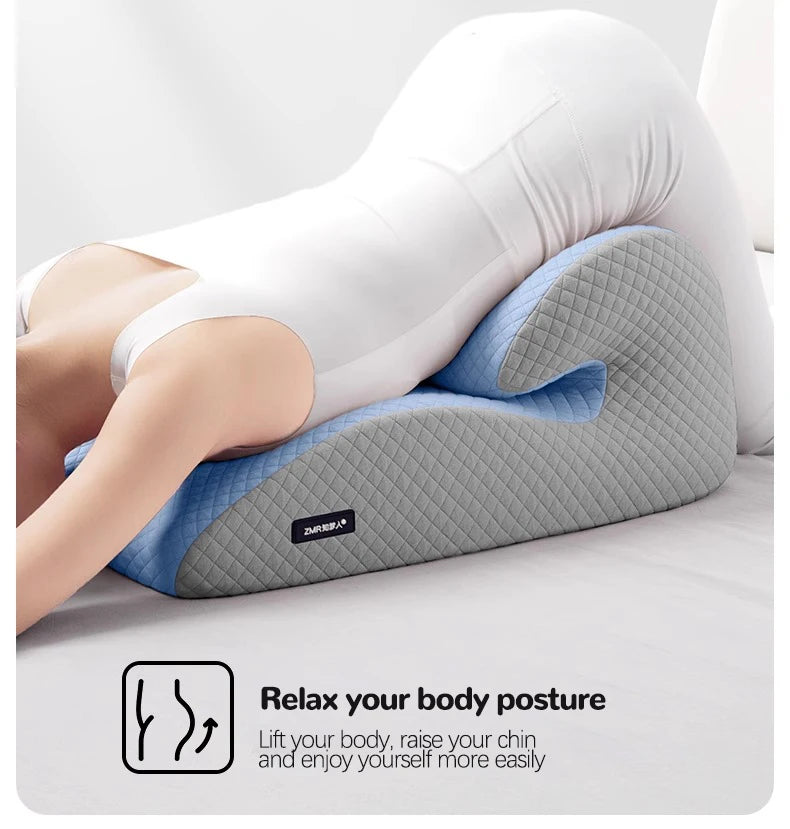 Ergonomic Pillow,  Supports Posture in Any Position Cervical Traction Pillows Body Relaxation Anti Snoring, Ideal for Massage