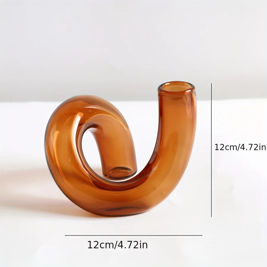 Nordic Irregular Glass Vase Home Decor
