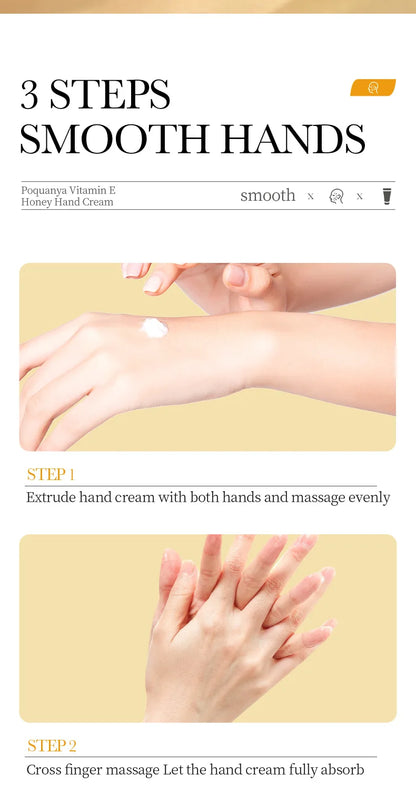3/5pcs BIOAQUA Honey Hand Cream Moisturizing Whitening Hands Anti-aging Nourishing Hydrating Hands Skin Care Products