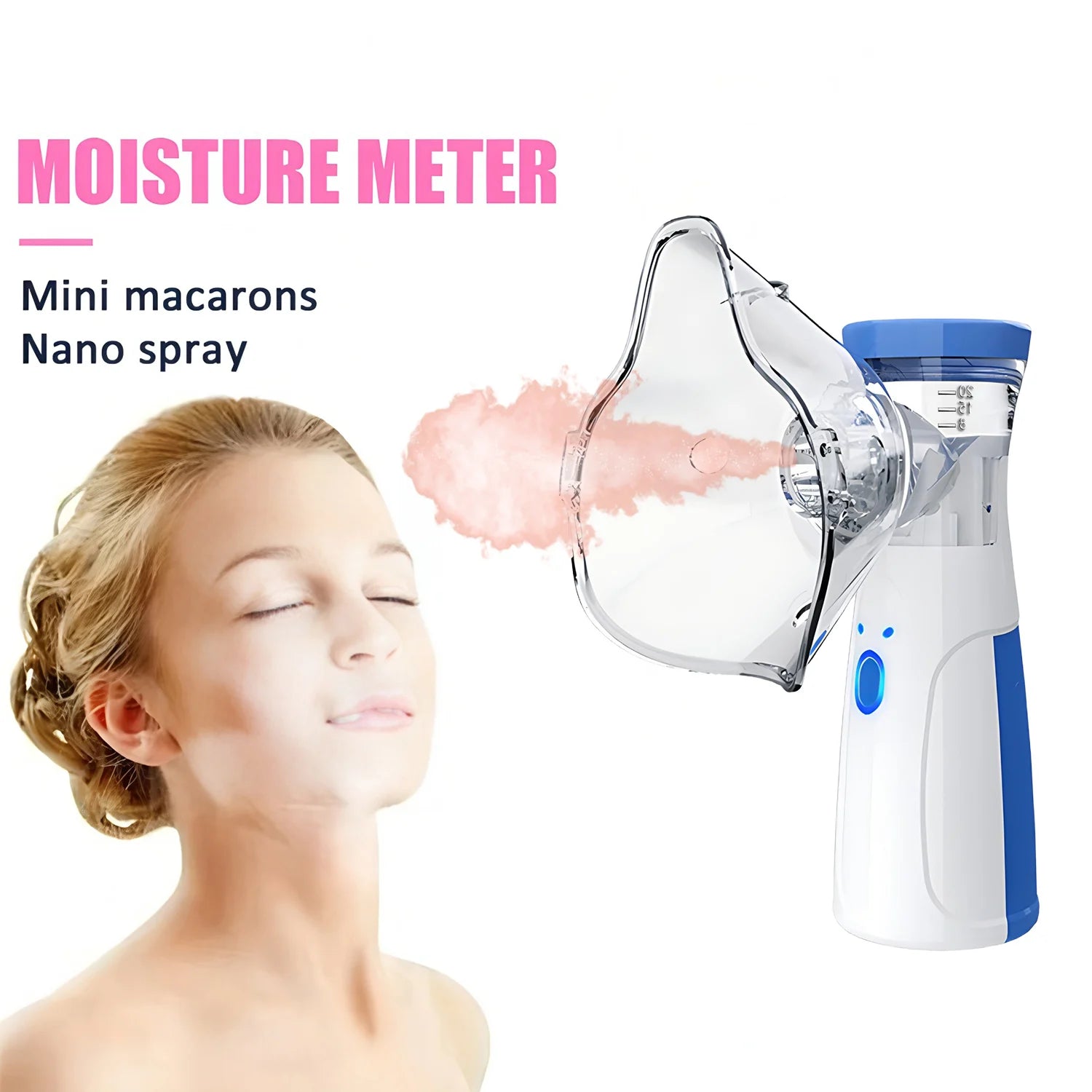 Mini Humidifier Facial Steamer Device Beauty Spray Hydrating Apparatus Cold Spray Apparatus Nano Spray Skin Care