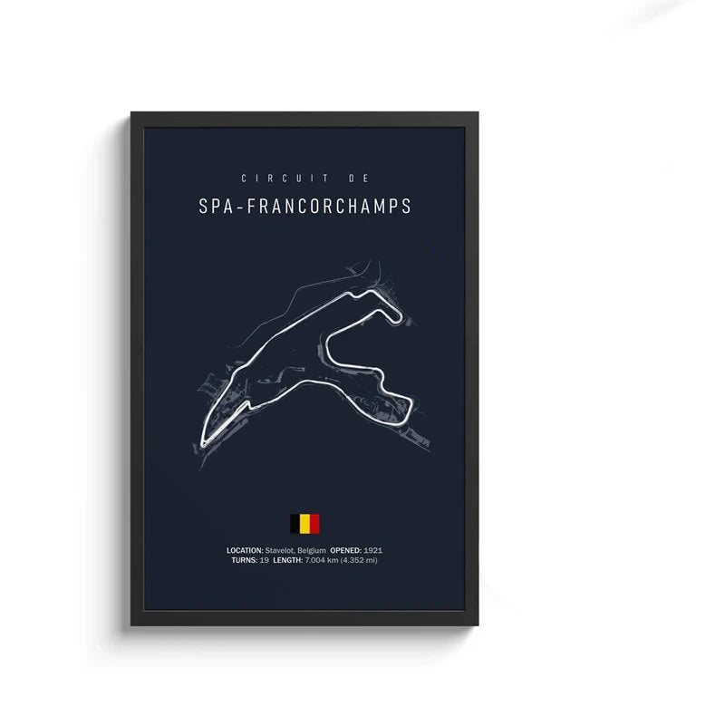 F1 Imola Wall Art Canvas Painting – Nordic Motorsport Poster