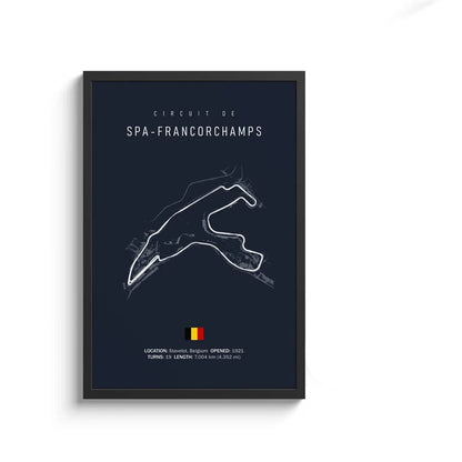F1 Imola Wall Art Canvas Painting – Nordic Motorsport Poster